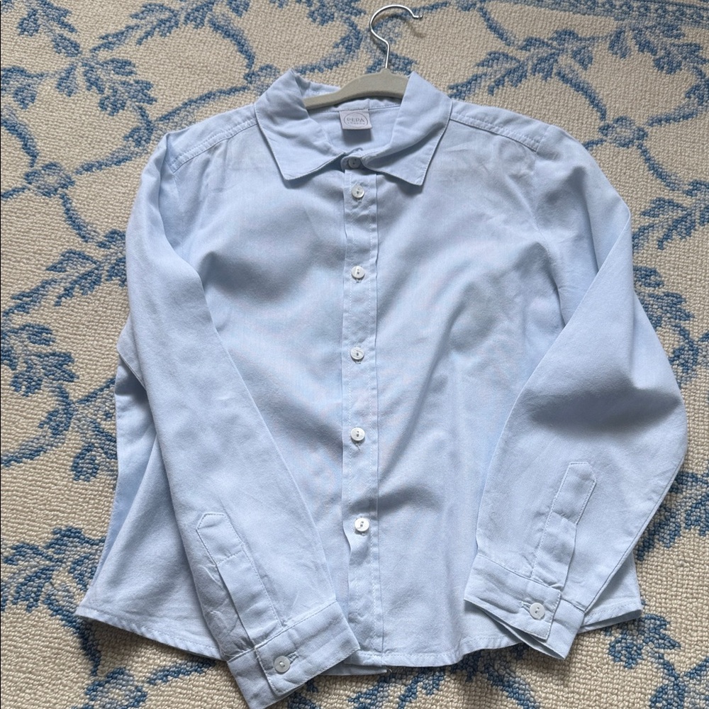 Pepa London Classic Light Blue Kids Button Down Shirt